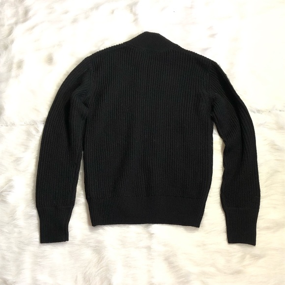 ‼️WEEKEND SALE‼️ Cheap Monday☀️Knit black zip up sweater - Picture 8 of 12